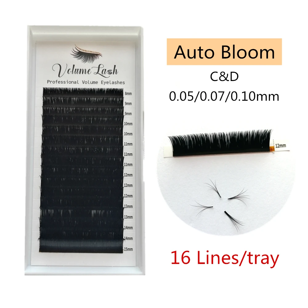 

Automatic Flowering Lashes Easy Fan Lash Extension Bloom Eyelash Self-making Fans Bloom Faux Mink Makeup Eyelash Extension