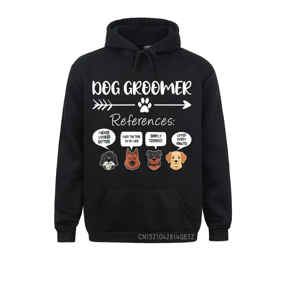 Newest Men Sweatshirts Dog Groomer Gift Funny Dog Grooming Top Dog Salon Spa Chic Casual Hoodies Hoods Long Sleeve