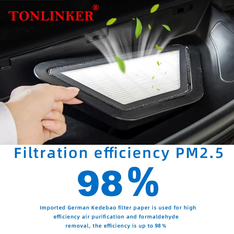 TONLINKER External Cabin Filter 4M0819100 For Audi Q8 SQ8 RSQ8 2019-2022 4M 4MN Q7 SQ7 4MB 2015-2021 4MD819441 Car Accessories