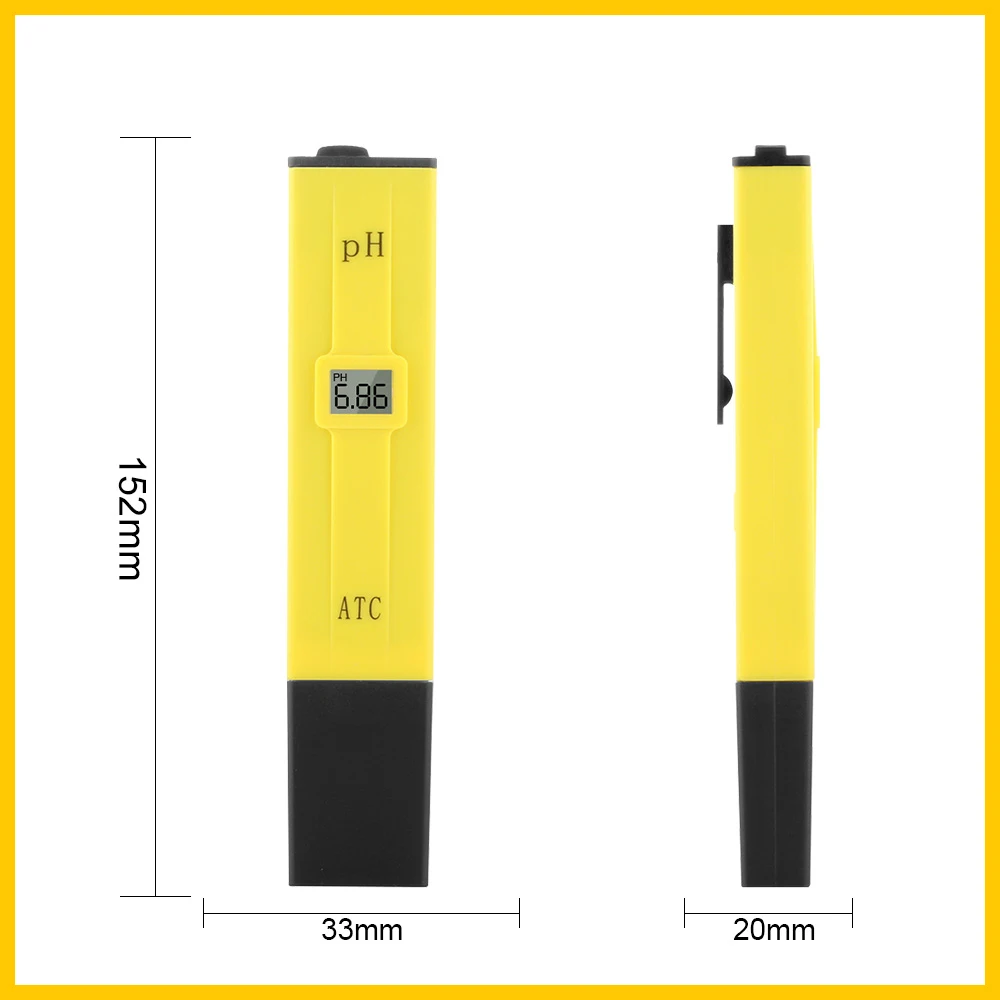 New Protable LCD Digital PH Meter Pen of Tester  intrumentos de medidas garden hydroponics Wine Urine Aquarium Pool Water PH-009