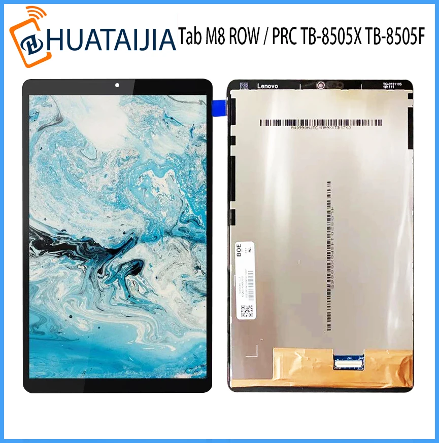 Imagem -02 - Original Novo Polegada Lcd Tela de Toque para Lenovo Tab m8 Prc Linha Tb8505x Tb9505f Tb-8505 Tablet Digitador Assembléia