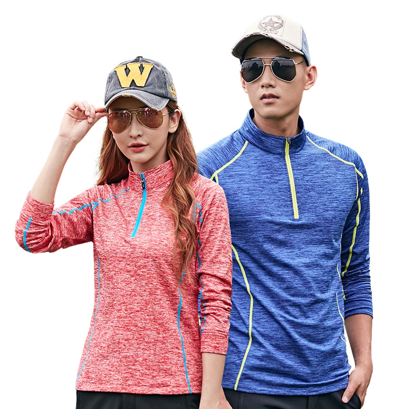 Long Sleeve Quick Drying T-Shirt for Men and Women, Hiking, Outdoor Sport, Climbing, Camping, Trekking, Fishing, Spring, Autumn