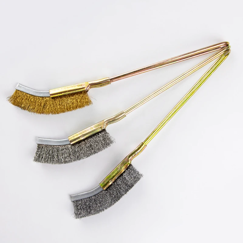 Stahl Draht Pinsel Grill Reinigung Edelstahl Draht Eisen Pinsel Kleine Stahl Kupfer Pinsel Entrosten Brushsteel Draht Pinsel – Detail 6