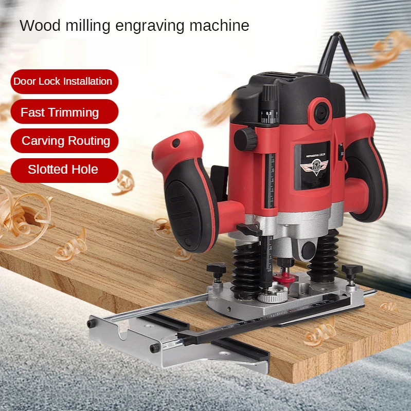 1050W/1500W Woodworking Electric Router trimmer Wood Milling Engraving Slotting Trimming machine Hand Carving Carpentr