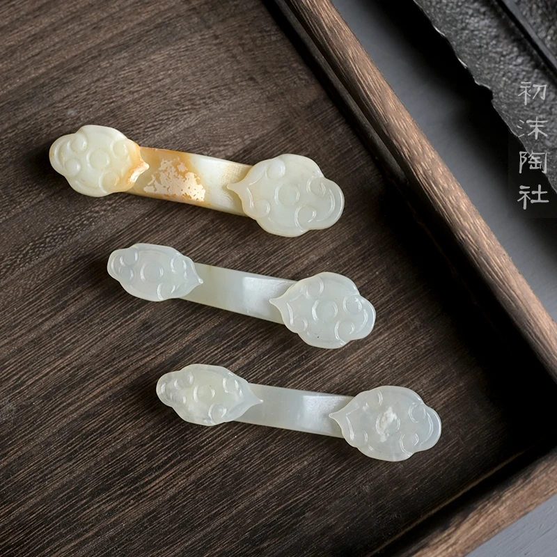 ★the beginning of the jade ruyi put jade ruyi zen tea spare parts furnishing articles tea table aside propitious grain