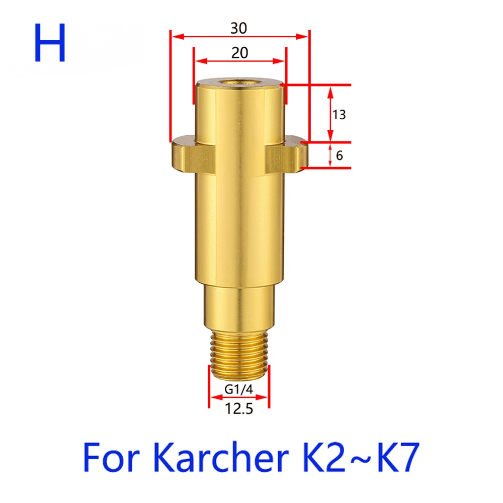 Metal Adapter Foam Nozzle Foam Gun High Pressure Soap Foamer for Nilfisk Stihl Karcher Bosche Craftsman Kew Gerni Parkside