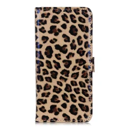 Leopard leather case for Samsung Galaxy a20s, A51, A71, A81, A91, handmade, for girls and women