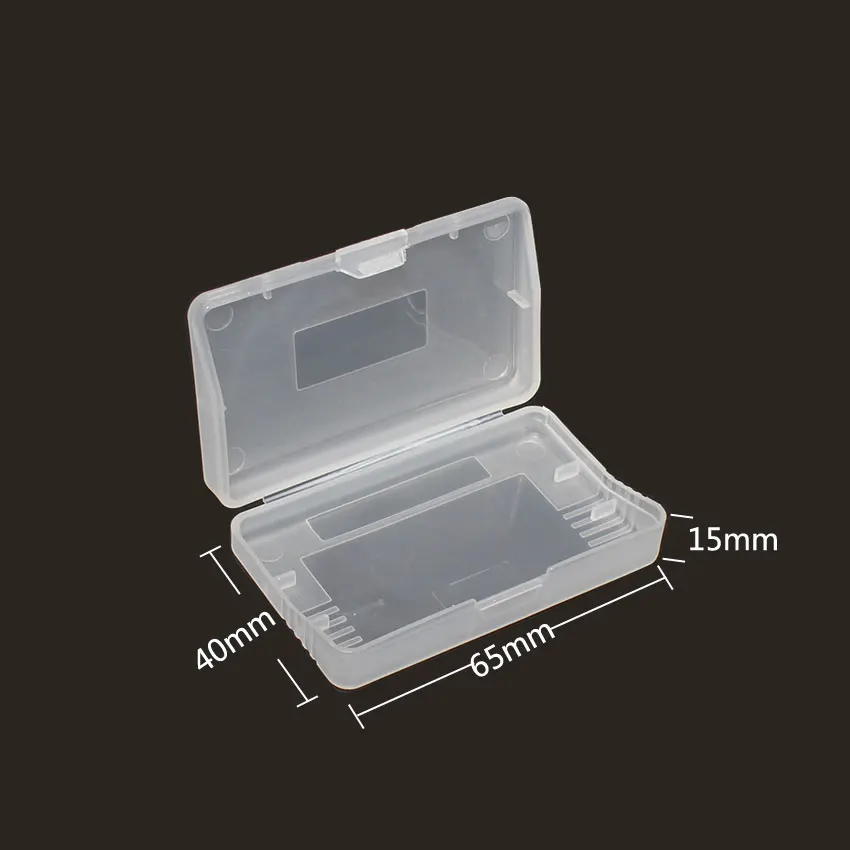 10 pezzi per GameBoy Advance Pocket carte da gioco in plastica trasparente custodia per cartucce custodia antipolvere per GBA GBC GBP Cover protettiva per supporto