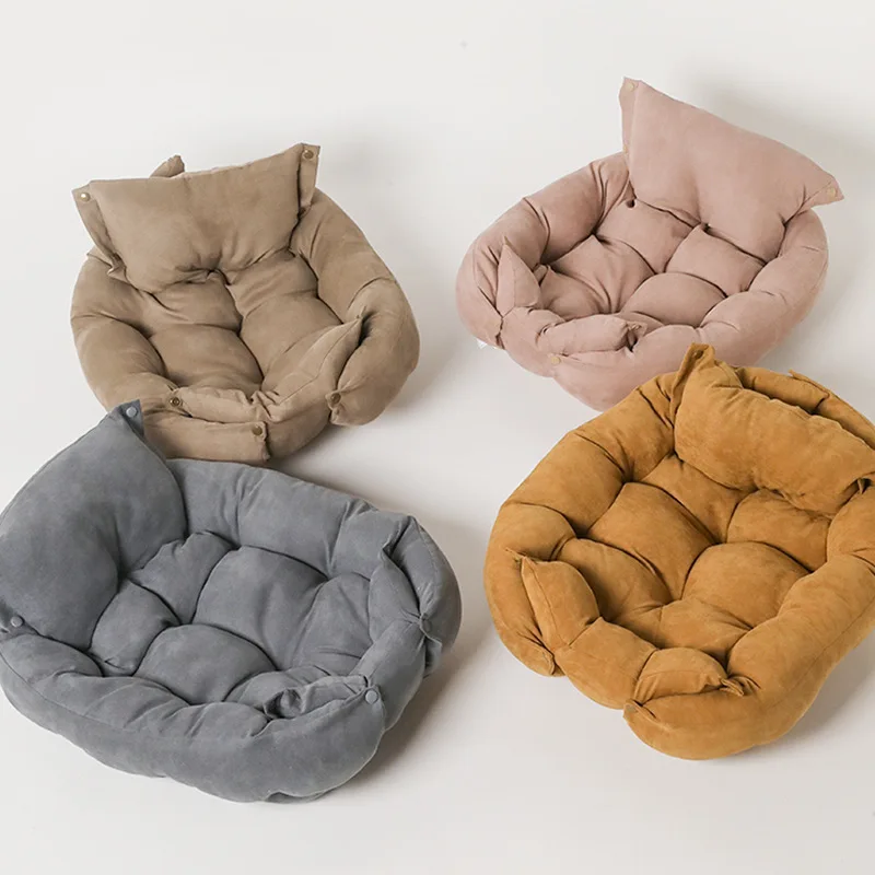 Multifunktionales Französisches Bulldoggen-Haustiersofa-Bett für kleine und mittelgroße Hunde, Katzen, Mops, weiche Welpenmatte, Haustierzubehör. – Detail 6