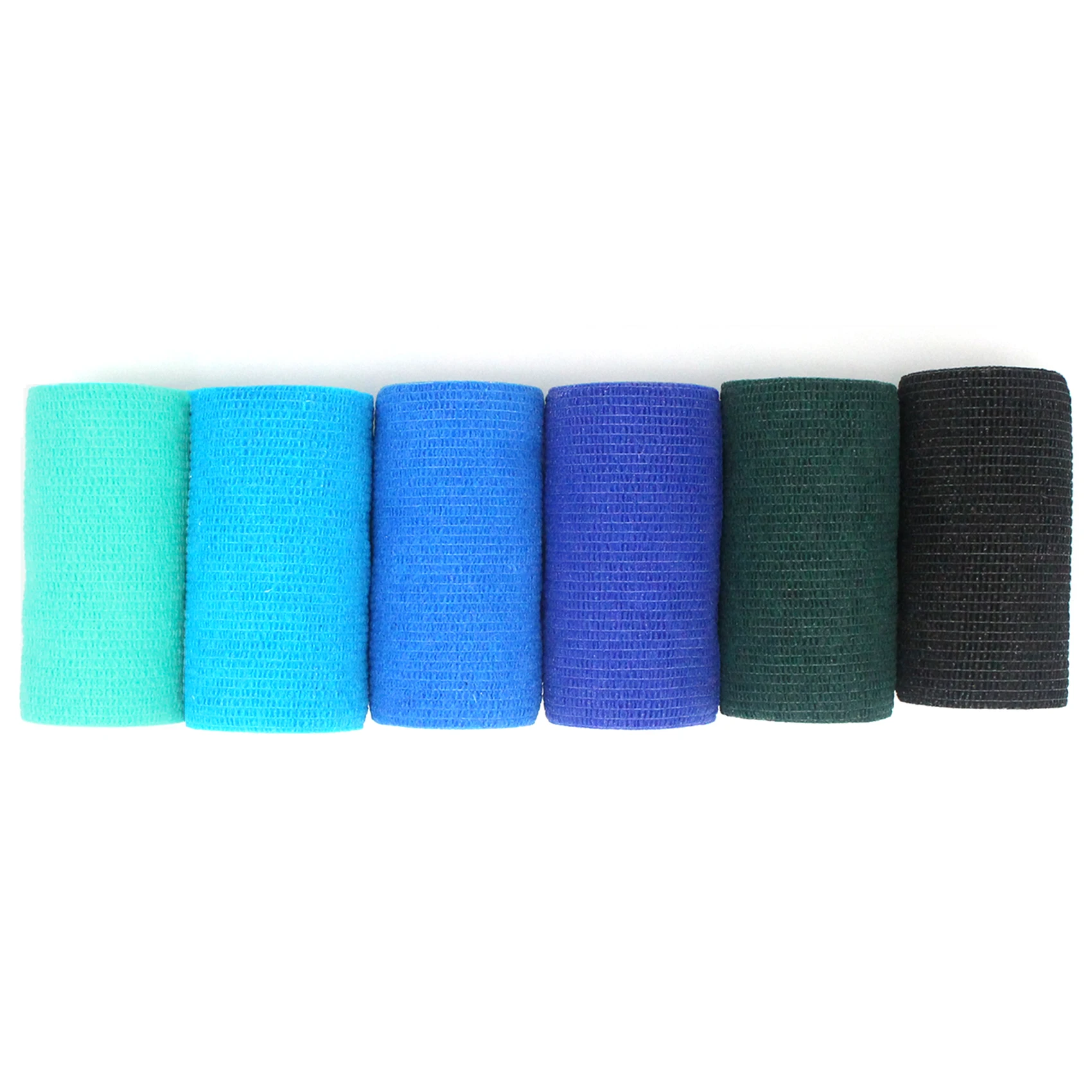 4 Inch X 5 Yards 6 Rolls Self Adhesive Bandage Vet Wrap Sports Bandage Tape for Wrist Ankle Sprain and Swelling