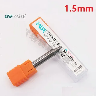 Raise Universal vertical milling cutter 0.9MM 1.0MM 1.2MM 1.5MM2.0MM 2.5MM 3MM end milling cutter