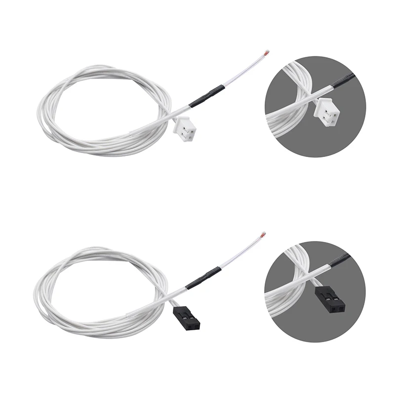 Resistor 100K ohm NTC 3950 Thermistors Thermal Sensors with 1M cable For  3D Printer Reprap Mend Part Temperature Accessories