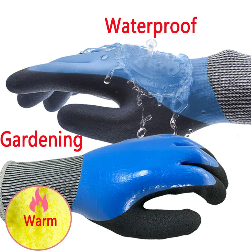 Thermal Work Gloves Cold-Resistant Velvet -40 Degrees Cold Storage Fishing Unisex Wear Windproof Low Temperature Outdoor Sport