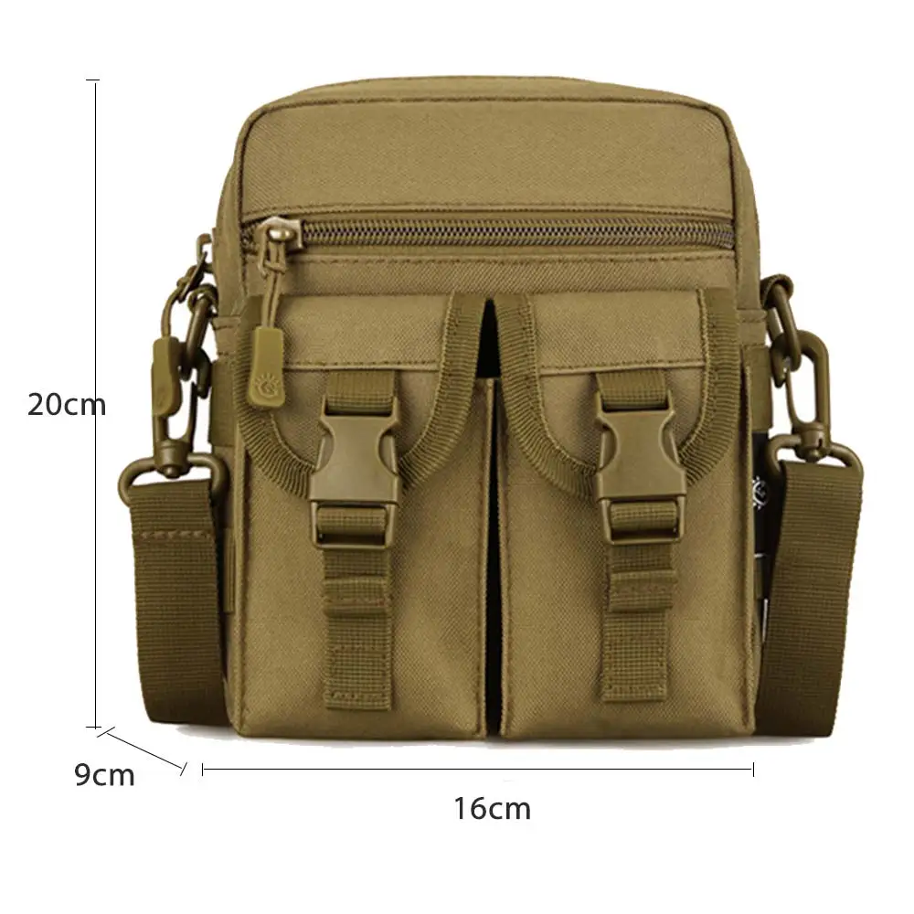 Tactical Shoulder Bag Sling Oxford Travel Bags Handbags Outdoor Climbing Hiking Bag Sports Storage Phone Crossbody Fishing Bag