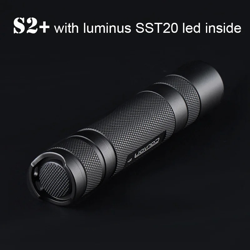 Flashlight Convoy S2 Plus SST20 Led Torch Mini Lanterna 18650 Portable Flash Light Camping Fishing Outside Lamp Work Latarka