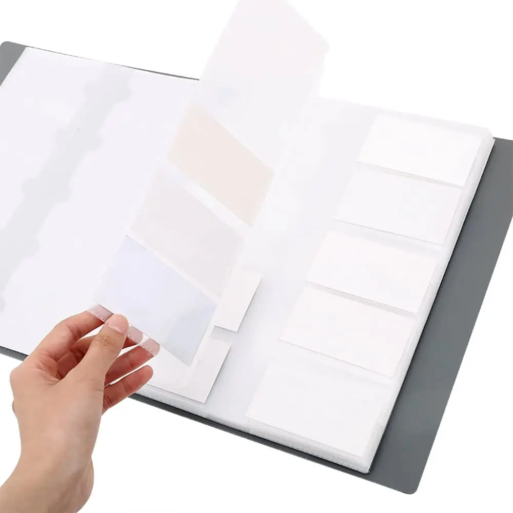 Business Card Book, Name Card Holder Book with 600 Business Cards Capacity (Blue)