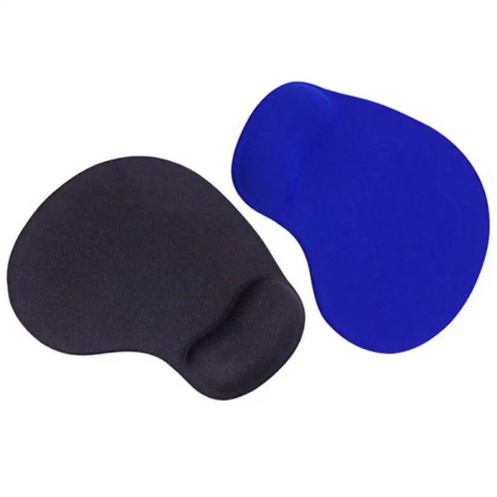 Alfombrilla de ratón con reposamuñecas, soporte ergonómico de goma, Color sólido, para juegos de ordenador