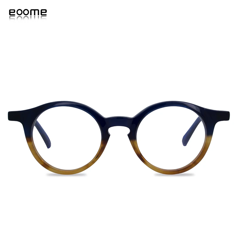 2019 Vintage Optical Frame Acetate fashion Small Round retro High Quality Hand Made New Design Make Lens OK Fast Delivery