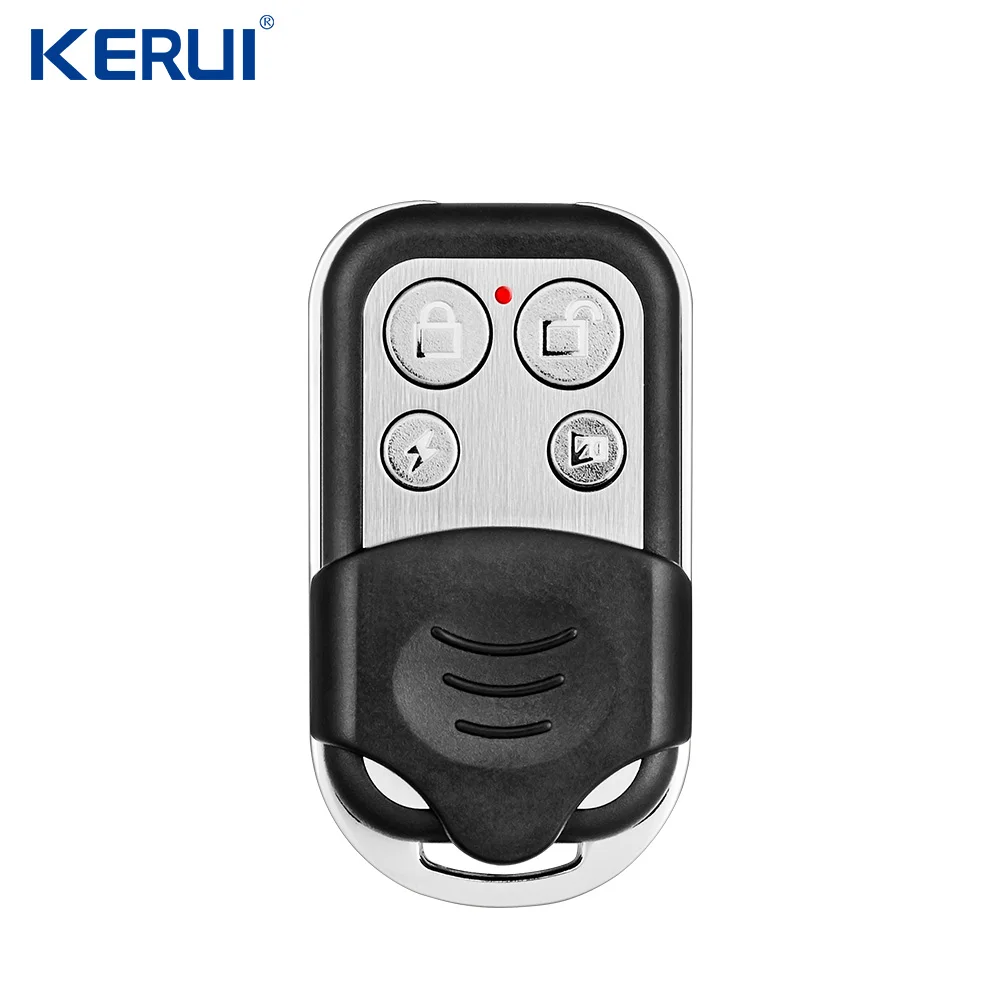 Kerui rc528 controle remoto portátil 433mhz, acessórios de alarme para segurança doméstica, sistema de alarme com teclado sensível ao toque