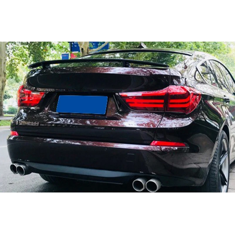 

For BMW 5 Series GT F07 Spoiler 20114-2017 Spoiler HM Style Sport Body Kit Accessories Real Carbon Fiber and Bright black