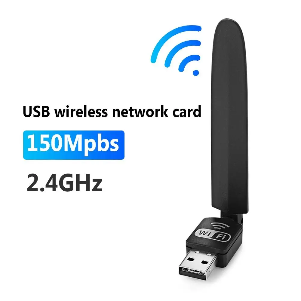 New WIFI USB Adapter 150Mbps USB 2.0 WiFi Wireless Network Card LAN Adapter With Rotatable Antenna For PC TV