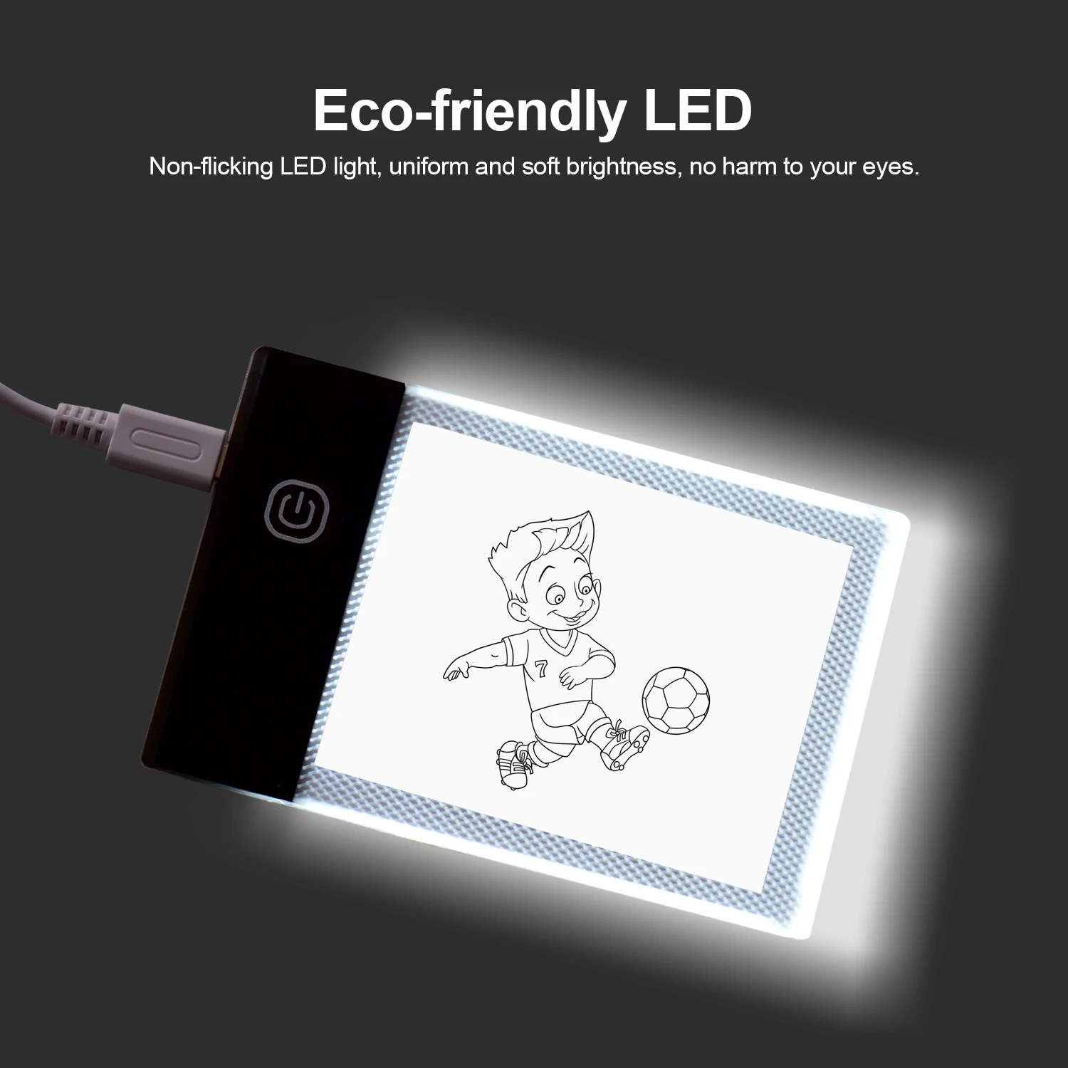 Flip Book Kit with Light Pad LED Light Box Tablet 300 Sheets Drawing Paper Flipbook with Binding Screws