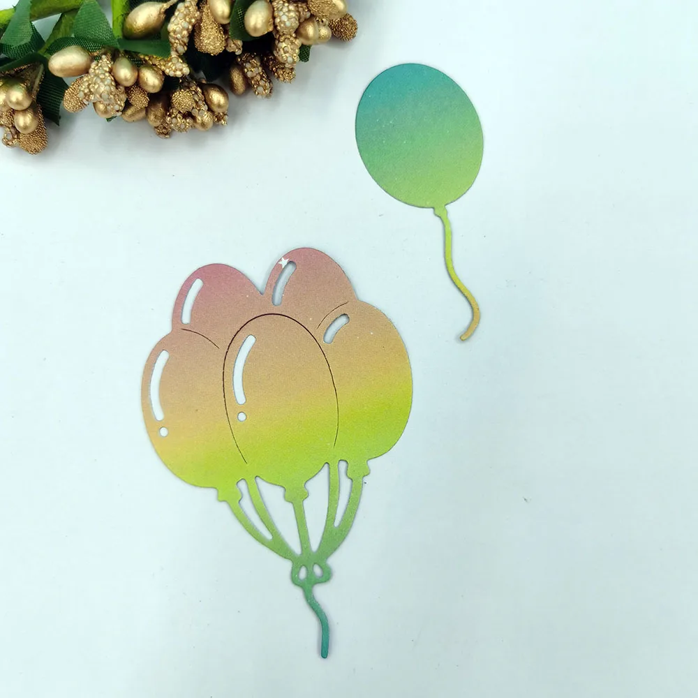 Balloons Metal Cutting Dies For DIY Scrapbooking Album Paper Cards Decorative Crafts Embossing Making Clear Stapms And Die Cuts