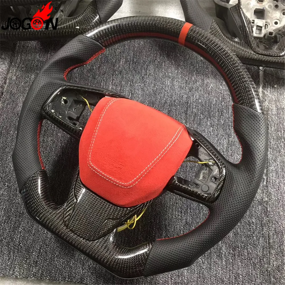 Accessories Replacement Carbon Fiber Steering Wheel For Civic Type R 2016 2017 2018 2019 Car styling