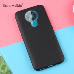 For Nokia 1.4 2.4 3.4 5.4 Case Simple Matte Soft Silicone Back Cover Phone Cases For Nokia X20 X10 Cover