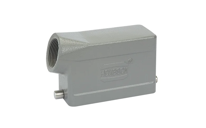 HDXBSCN Industrial rectangular heavy duty connector HDC HE-016 Han B 16 cores Hood One Lock