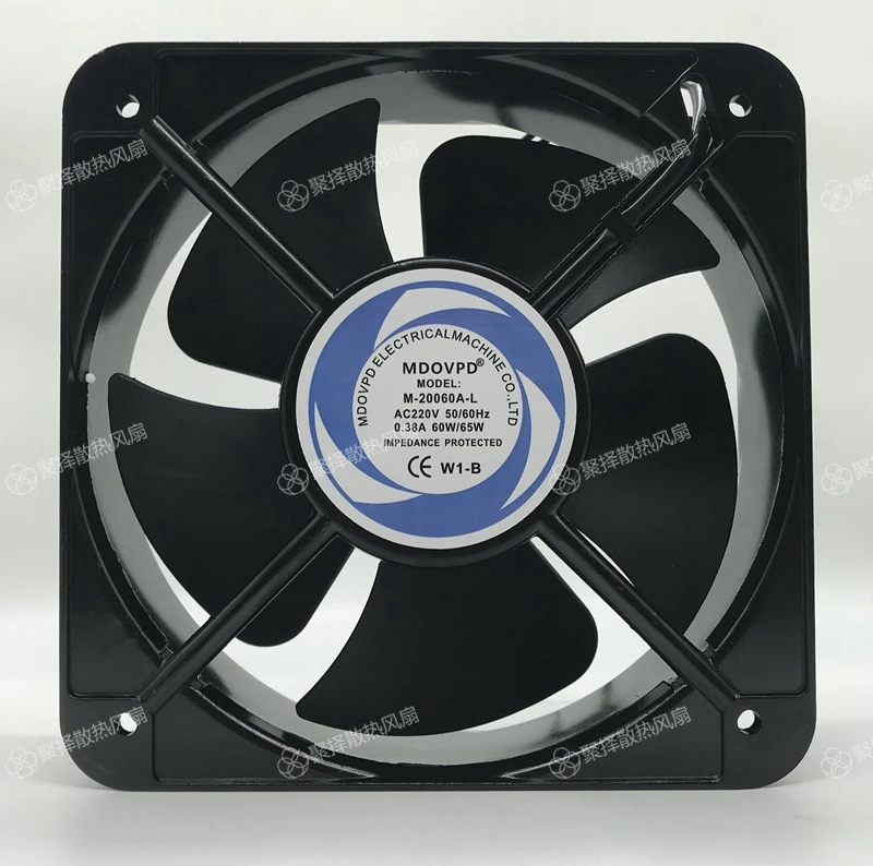 New MDOVPD M - 2006 - A - L 220 v to 380 v 0.32 A rounded square 20060 axial flow fan