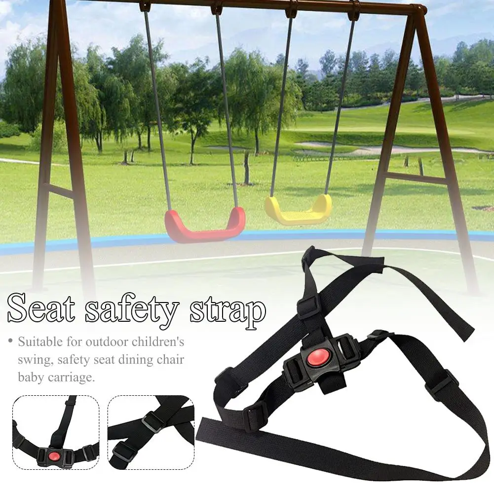 Baby Universal 3 Point Harness High Chair Safe Belt Seat Belts for Stroller Pram Buggy Children Kid Pushchair