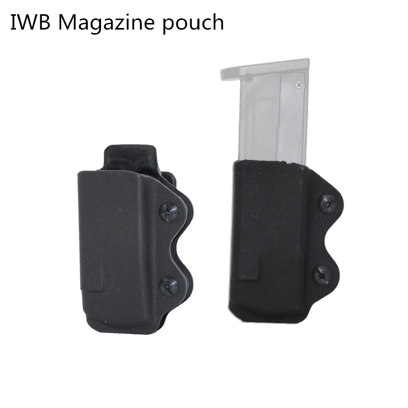 

IWB Kydex Magazine Carrier pouch for Glock 17 /Sig P220 P226/APS/Px4/Beretta 92 96/CZ 75/P99 9mm gun Pouch OWB magazine pouch