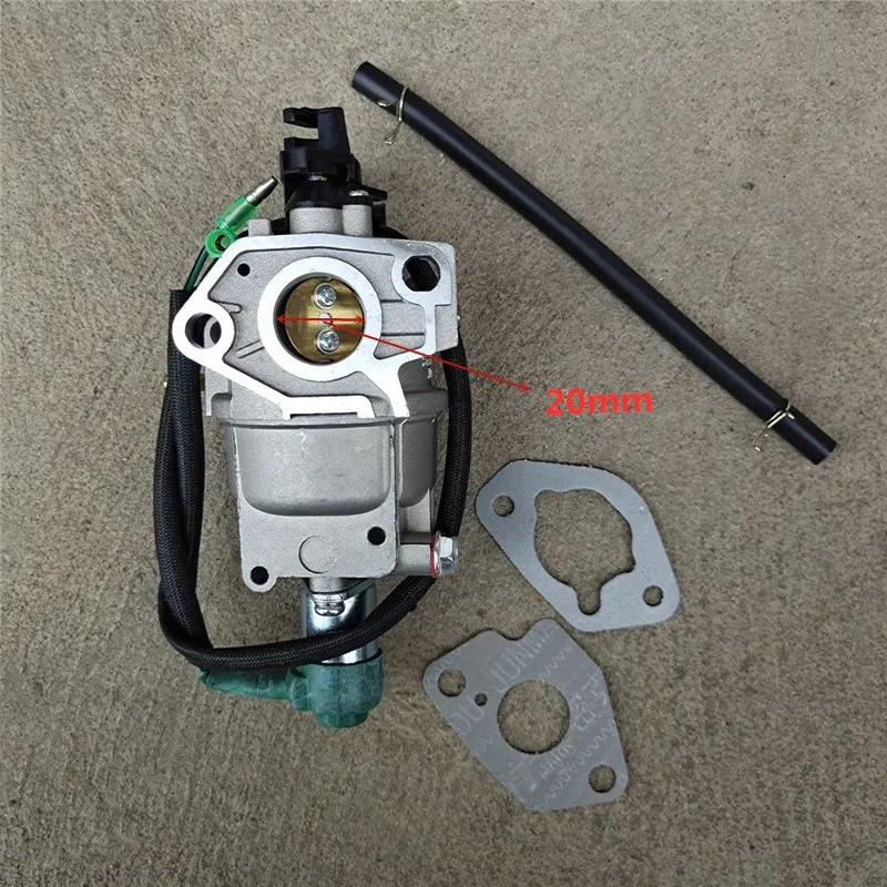 EC3800CX CARBURETOR W/ SOLENOID AUTO. CHOKE VALVE FOR HONDA EC3800CX EG4000CX GENERATOR CARB 3/4KW CARB ASY PARTS