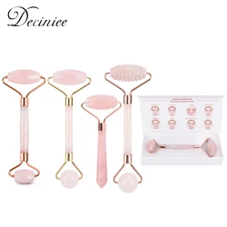 Natural Facial Roller Face Roller Skin Care Tool for Facial Massage Quality Stone Roller for Skin Body Face Neck With Gift Box