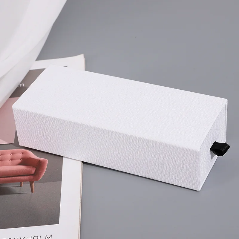 10pcs Square Jewelry Display Glasses Box Packaging Holder Black Pink White Kraft Paper Gifts Box for Glasses 17x7x4.5cm