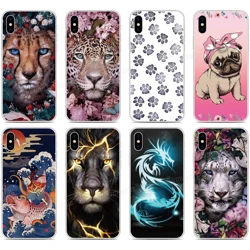 Dog Tiger Dragon Phone Case For BQ Aquaris X2 X Pro U U2 Lite V X5 E5 M5 E5s C VS Vsmart JOY Active 1 Plus 5035 5059 Fundas