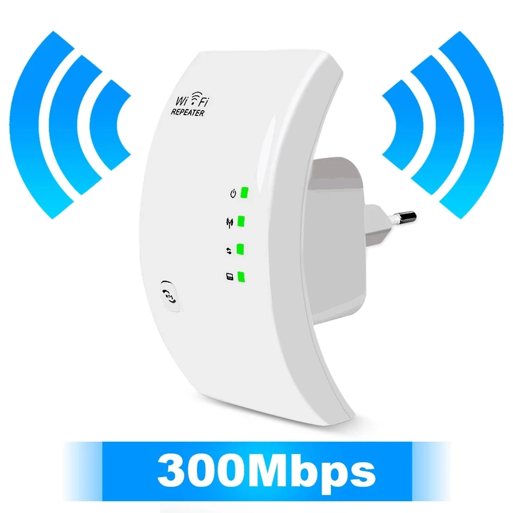 Pengulang WiFi Nirkabel Penguat WiFi Extender Router Wi-Fi Penguat WiFi Jarak Jauh Pengulang Wi Fi 300Mbps Titik Akses Pengulang