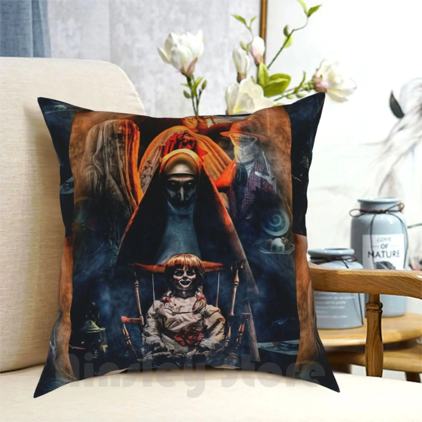 A Conjured Universe Pillow Case Printed Home Soft DIY Pillow cover Horror Movies