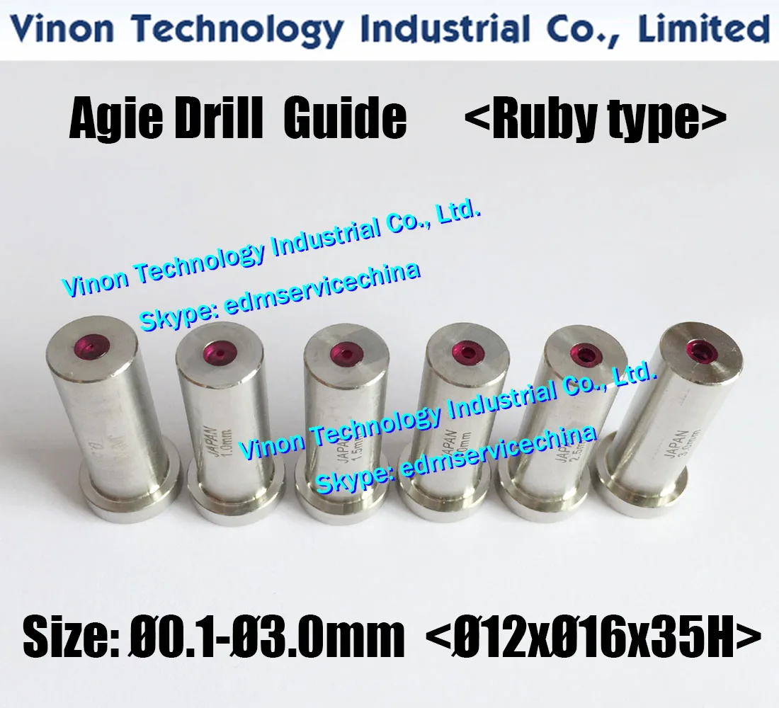 Ø0.1-Ø3.0mm Drill20 Ruby Drill Guide for Actspark SD1,HD30 335009852, 335.009.073, 335.009.074, 335.009.075, 335.009.076