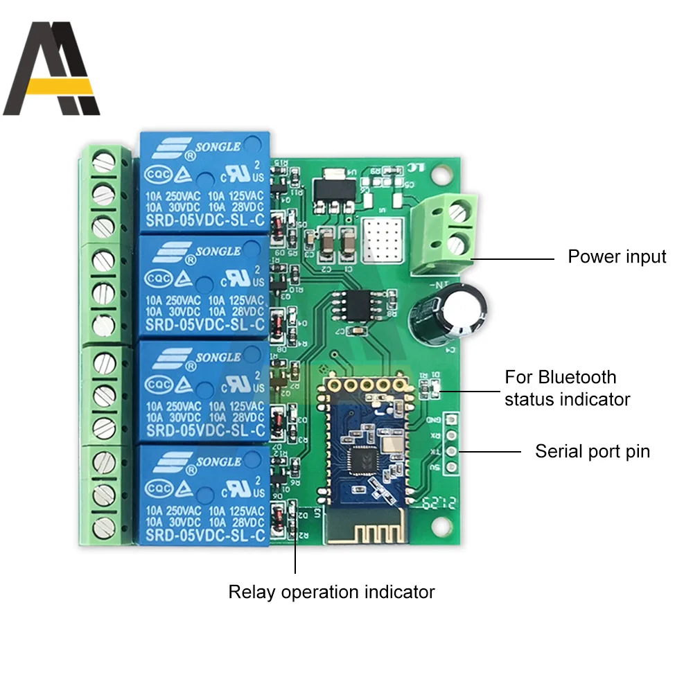 Dla przekaźnik Bluetooth moduł 1 2 4 sposób kanał DC 5V/12V internetu inteligentny pilot zdalnego sterowania przełącznik telefonu komórkowego