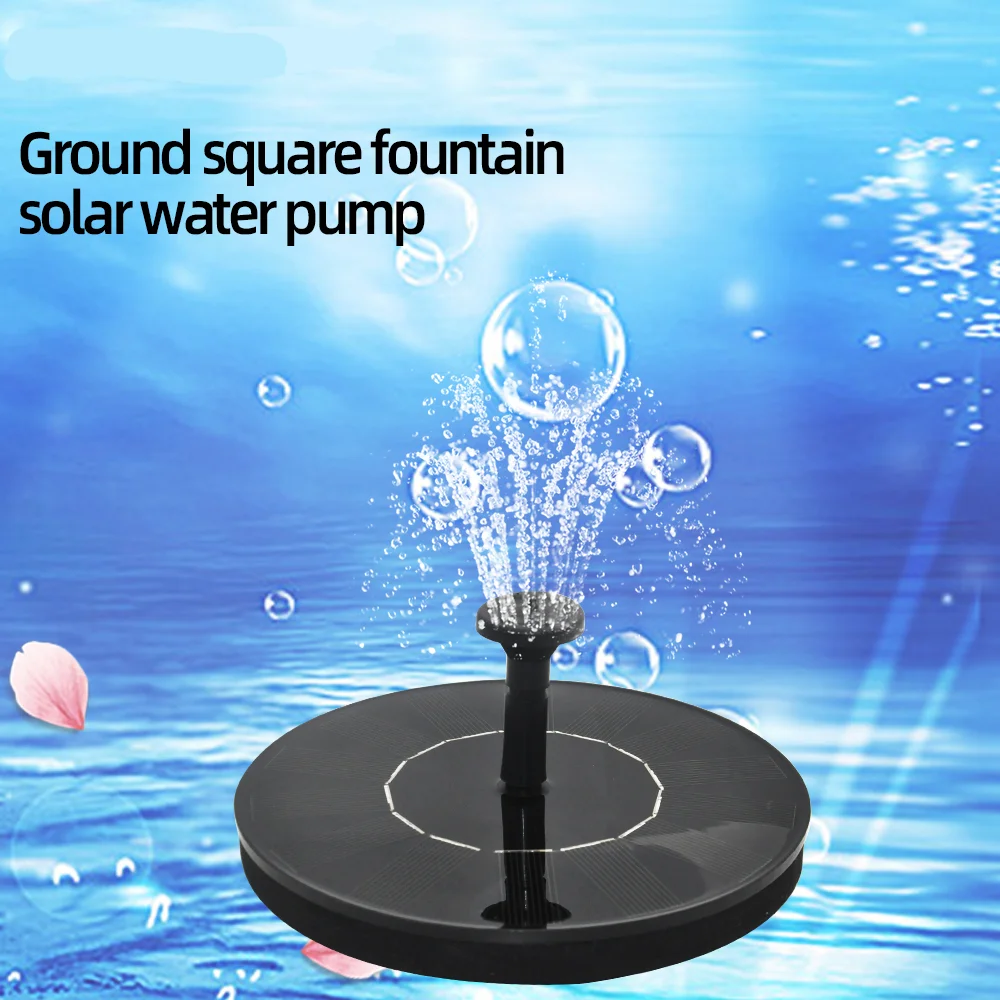 Fontana solare potenza pompa dell'acqua giardino piscina stagno pannello solare esterno fontana galleggiante decorazione del giardino cascata 40% di sconto