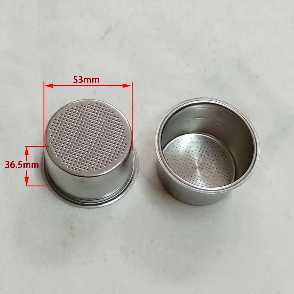 51mm 4-cups Coffee machine Filter Basket Non-Pressure for household coffee maker Kitchen accessories coffee machine parts