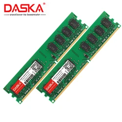 DASKA-DDR2 2GB Pc2 6400 800Mhz, adecuado para PC2-6400 de escritorio, 667MHZ (para Intel AMD), alta compatibilidad