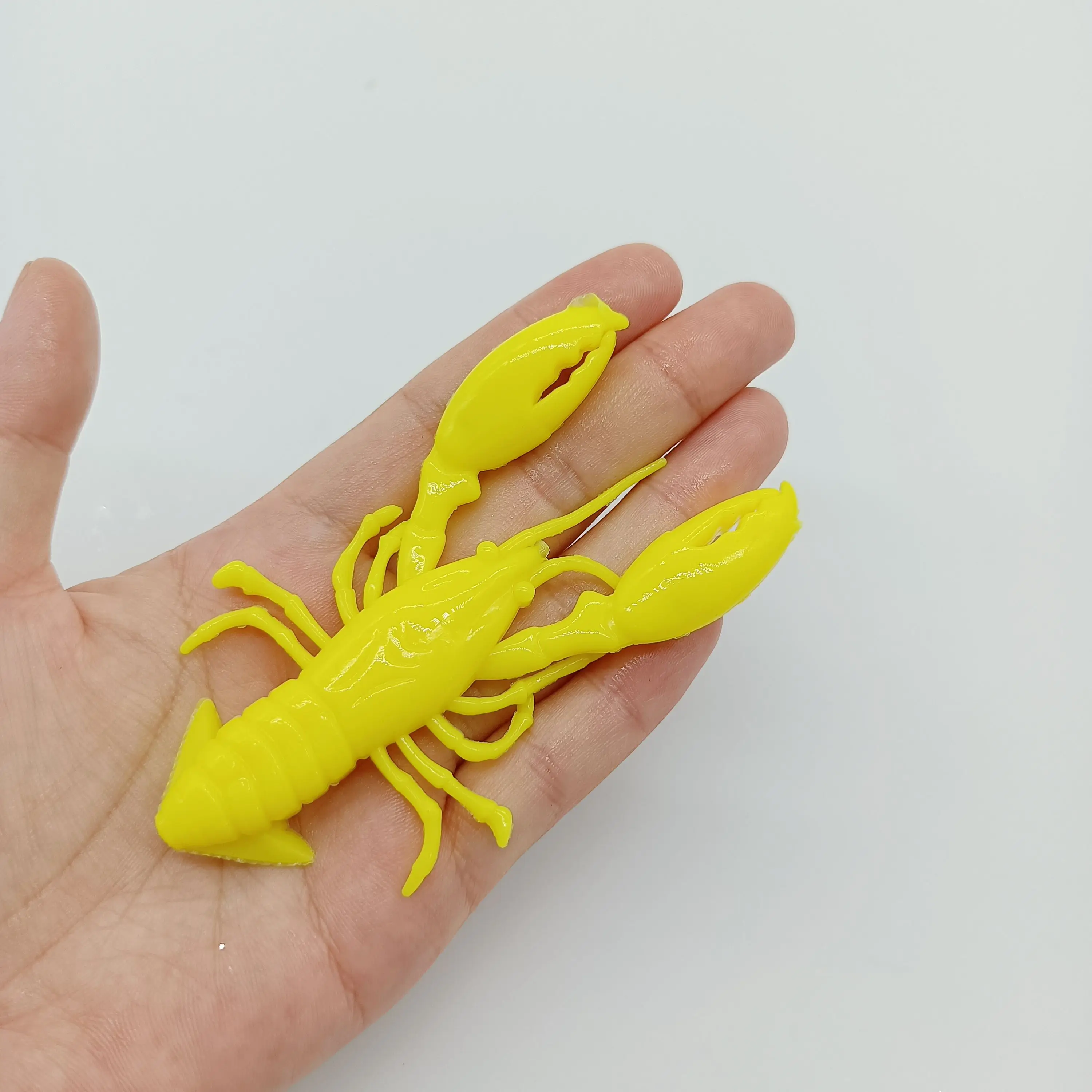 DUODUOYU  1pcs  Crayfish Silicone Soft Bait 12.5g/90mm 5Colors  Artificial Soft Fishing Bait Shrimp Bass Peche  Fishing Tackle