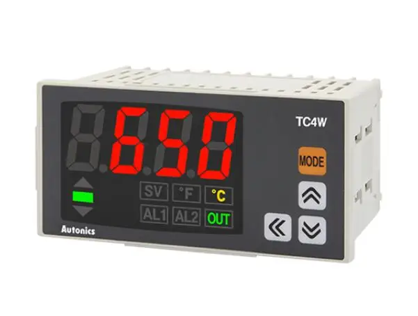 

TC4W-24R Temp Control, DIN W96 X H48mm, Single display 4 Digit, PID Control, Relay & SSR Output, 2 Alarm Output, 100-240 VAC