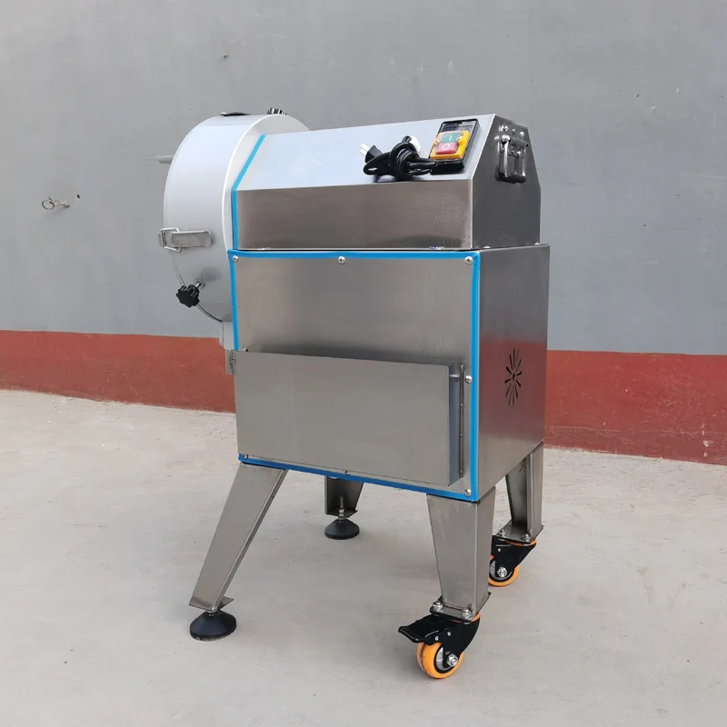 Feeding Port Vegetable Cube Making Machine Fruit Cube Cube Potato Cube Cutting Tool Electric Potato Slicing and Shredder