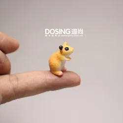 Wild Animal Little Hamster Model Ornaments Cute Small Mouse Fairy Garden Miniature Accessories Decor Action Figure Figurine Toys