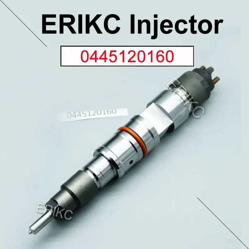 ERIKC 0445120160 Fuel Injector 0445 120 160 Diesel Original Nozzle 0445120160 Injector for Yuchai YC6MG 0445B29370 0445B29006