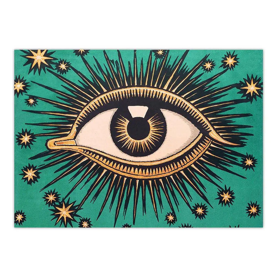 Canvas Pictures Home Cartoon Eyes Green Decoration Cute Gift Paintings Poster HD Prints Wall Art Modular Living Room No Framed